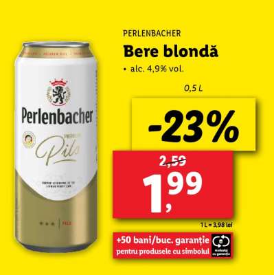 Perlenbacher Bere blondă