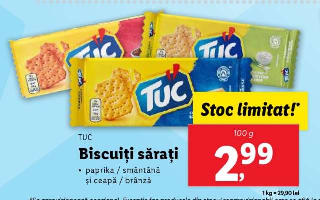 TUC Biscuiți sărați