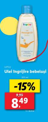 LUPILU Ulei îngrijire bebeluși
