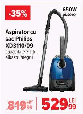 Aspirator cu sac Philips XD3110/09