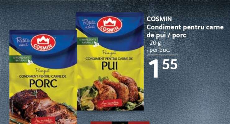 COSMIN Condiment pentru carne de pui / porc