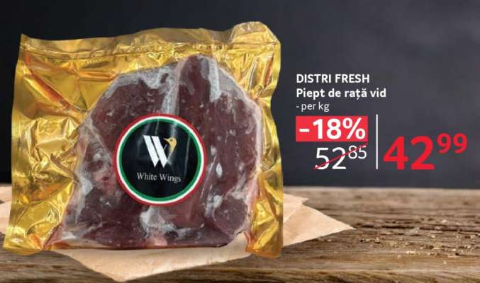 DISTRI FRESH Piept de rață vid
