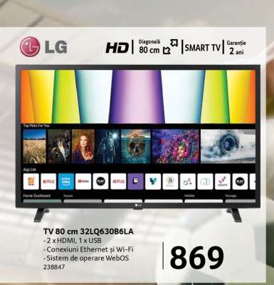 TV 80 cm 32LQ630B6LA