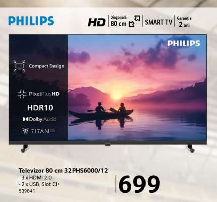 Televizor 80 cm 32PHS6000/12