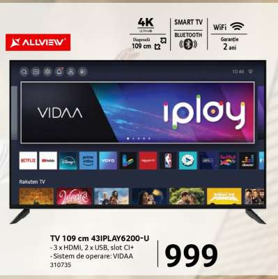 TV 109 cm 43iPLAY6200-U