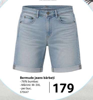 Bermude jeans bărbați