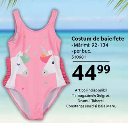 Costum de baie fete