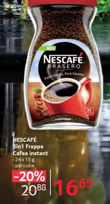 NESCAFÉ 3în1 Frappe Cafea instant
