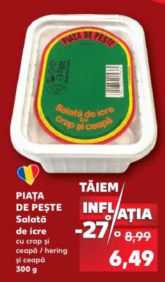 PIAȚA DE PEȘTE Salată de icre