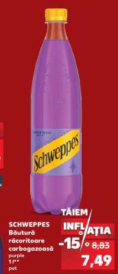 SCHWEPPES Băutură răcoritoare carbogazoasă