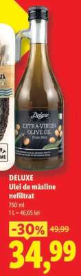 Deluxe Ulei de măsline nefiltrat