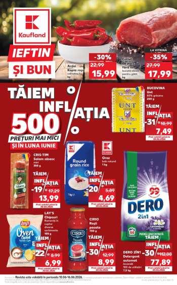 Cataloage Kaufland - 10.06.2026 - 16.06.2026.