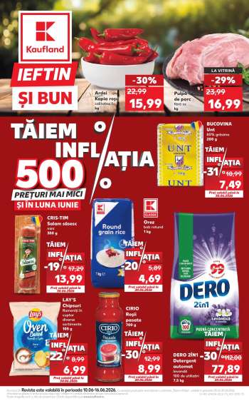 Cataloage Kaufland - 10.06.2026 - 16.06.2026.