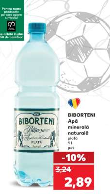 BIBORȚENI Apă minerală naturală