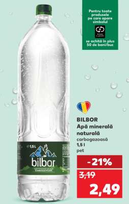 BILBOR Apă minerală naturală
