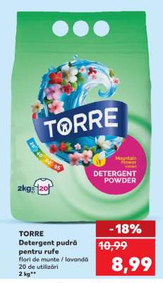 TORRE Detergent pudră pentru rufe