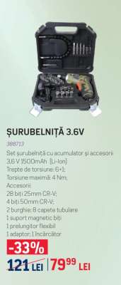 ȘURUBELNIȚĂ 3.6V