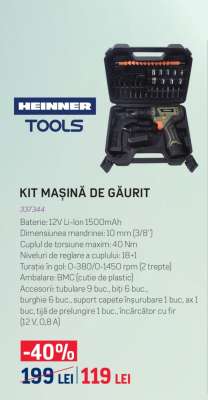 KIT MAȘINĂ DE GĂURIT