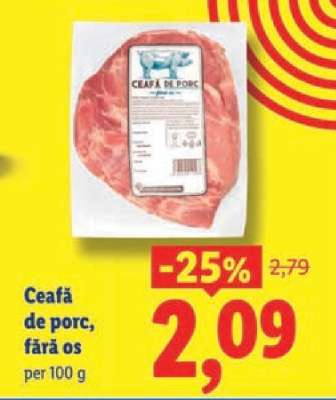 Ceafă de porc fără os
