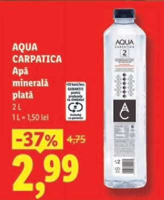 Aqua Carpatica Apă Minerală Plată