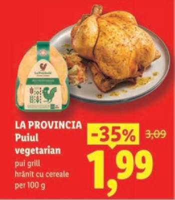 LA PROVINCIA Puiul Vegetarian