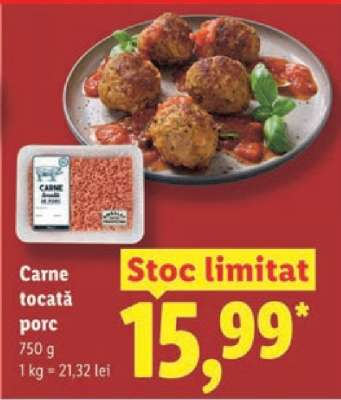Carne Tocată Porc