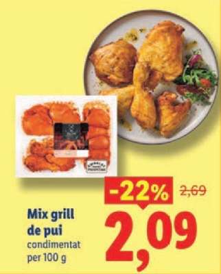 Mix grill de pui