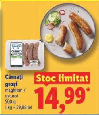 Cârnați groși