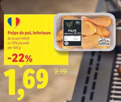 Pulpe de pui inferioare