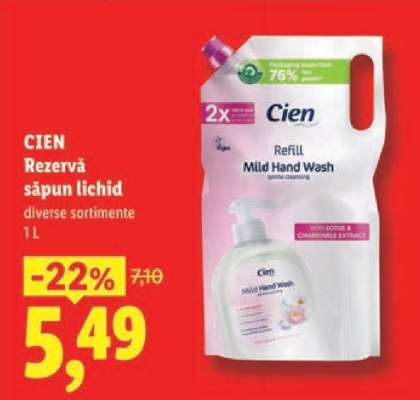 Cien Rezervă săpun lichid