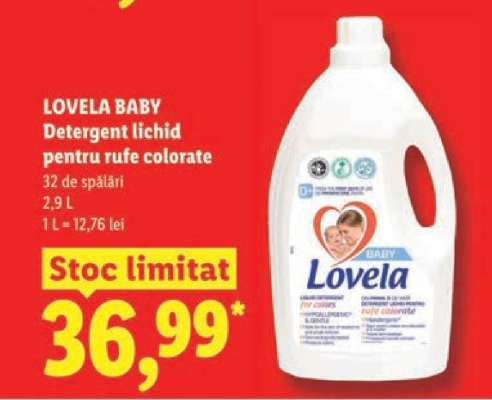 LOVELA BABY Detergent lichid pentru rufe colorate