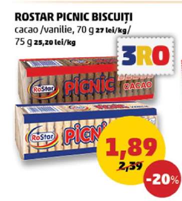 ROSTAR PICNIC BISCUITI