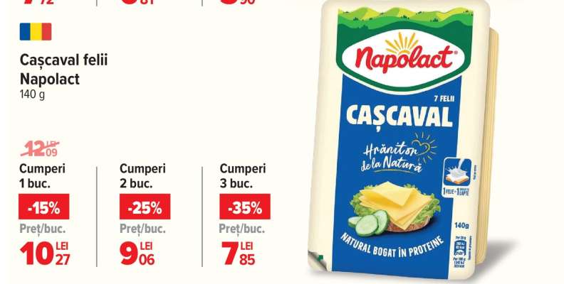 Cașcaval felii Napolact