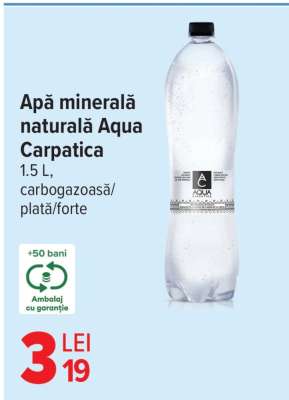 Apă minerală naturală Aqua Carpatica