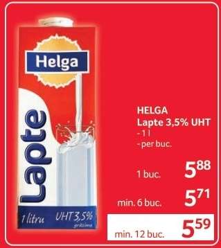 HELGA Lapte 3,5% UHT