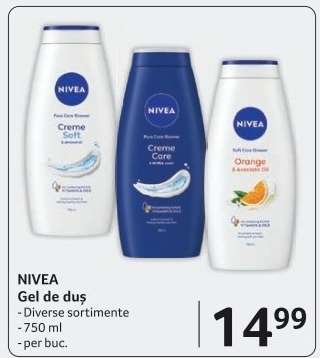 NIVEA Gel de duş