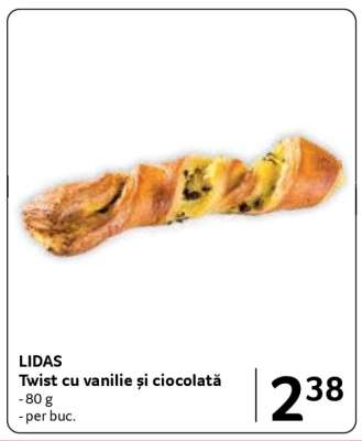 LIDAS Twist cu vanilie și ciocolată