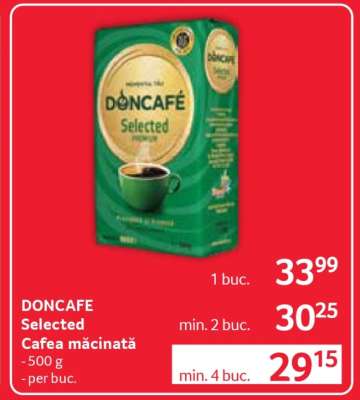 DONCAFÉ SELECTED CAFEA MĂCINATĂ