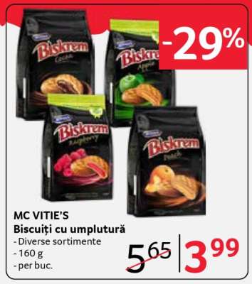 MC VITIE’S Biscuiți cu umplutură