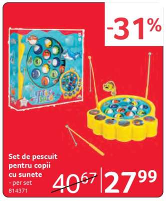 Set de pescuit pentru copii cu sunete