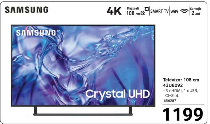 Samsung Crystal UHD 43BU892