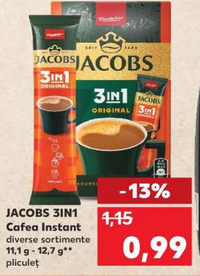 JACOBS 3IN1 Cafea Instant