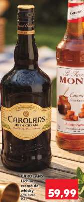 CAROLANS Lichior cremă de whisky