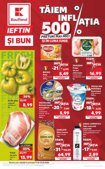 Cataloage Kaufland - 17.06.2026 - 23.06.2026.
