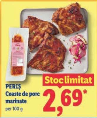PERIȘ Coaste de porc marinate