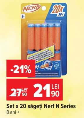 Set x 20 săgeți Nerf N Series