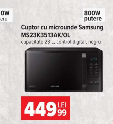Cuptor cu microunde Samsung MS23K3513AK/OL