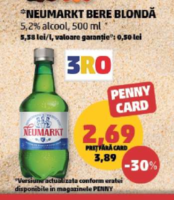 NEUMARKT Bere blondă