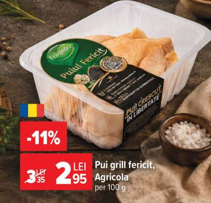 Pui grill Fericit, Agricola