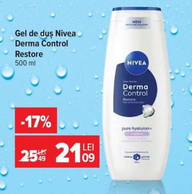 Gel de duș Nivea Derma Control Restore